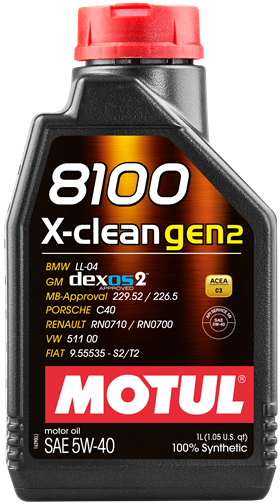 Мотор.масло MOTUL 8100 X-CLEAN GEN2 5W40
