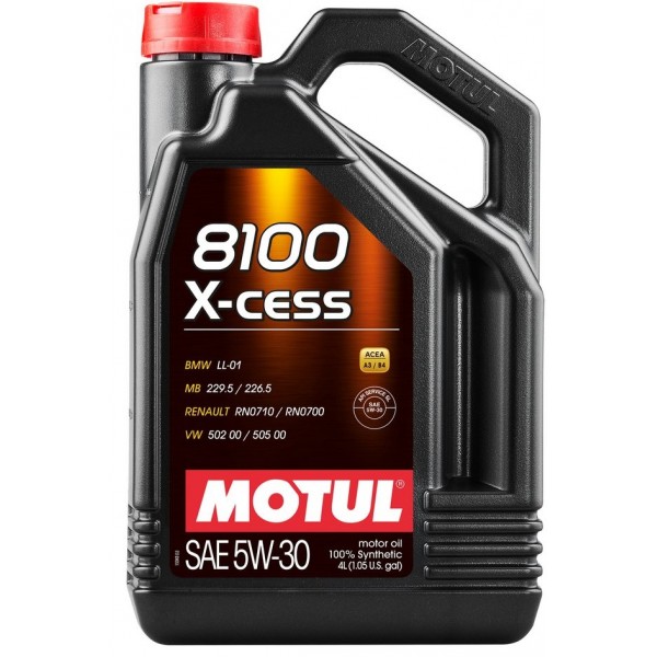 Масло моторное MOTUL 8100 X-cess 5W30 A3/SL