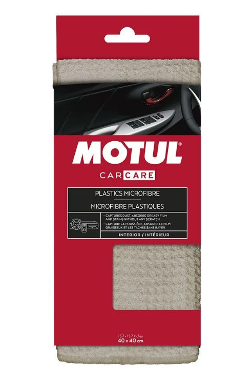 MOTUL CAR CARE.Микрофибра для чистки пластика.