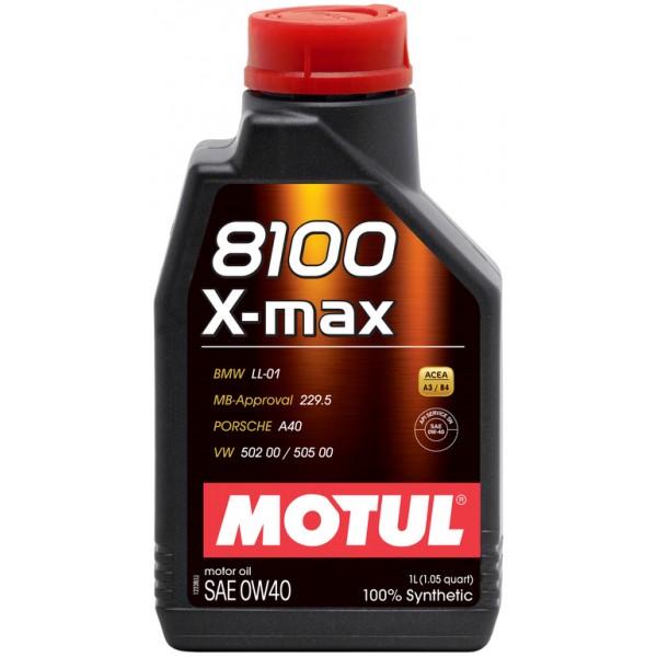 Масло моторное MOTUL 8100 X-max 0W40 A3 / SN